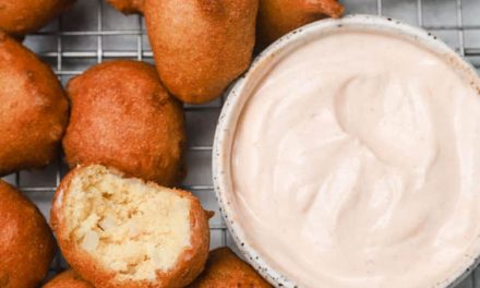 Hush Puppies with Spicy Dipping Sauce
