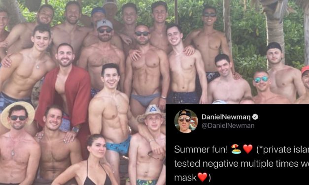 People are mocking this group’s ‘summer fun’ photo on private island with memes