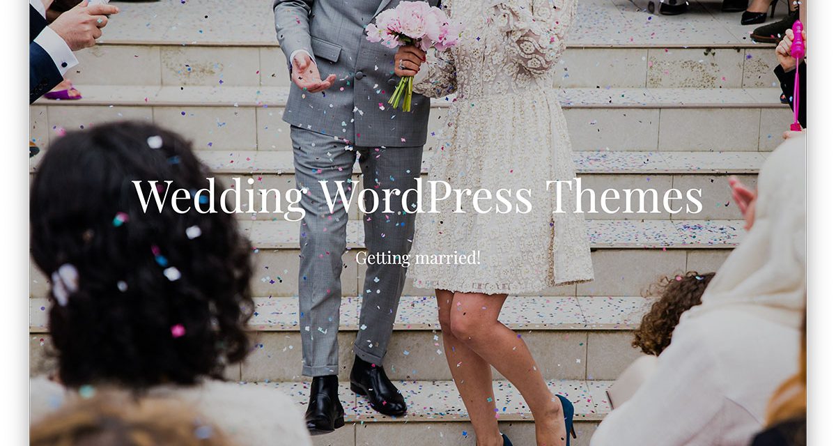28 Beautiful & Responsive WordPress Wedding Themes 2020