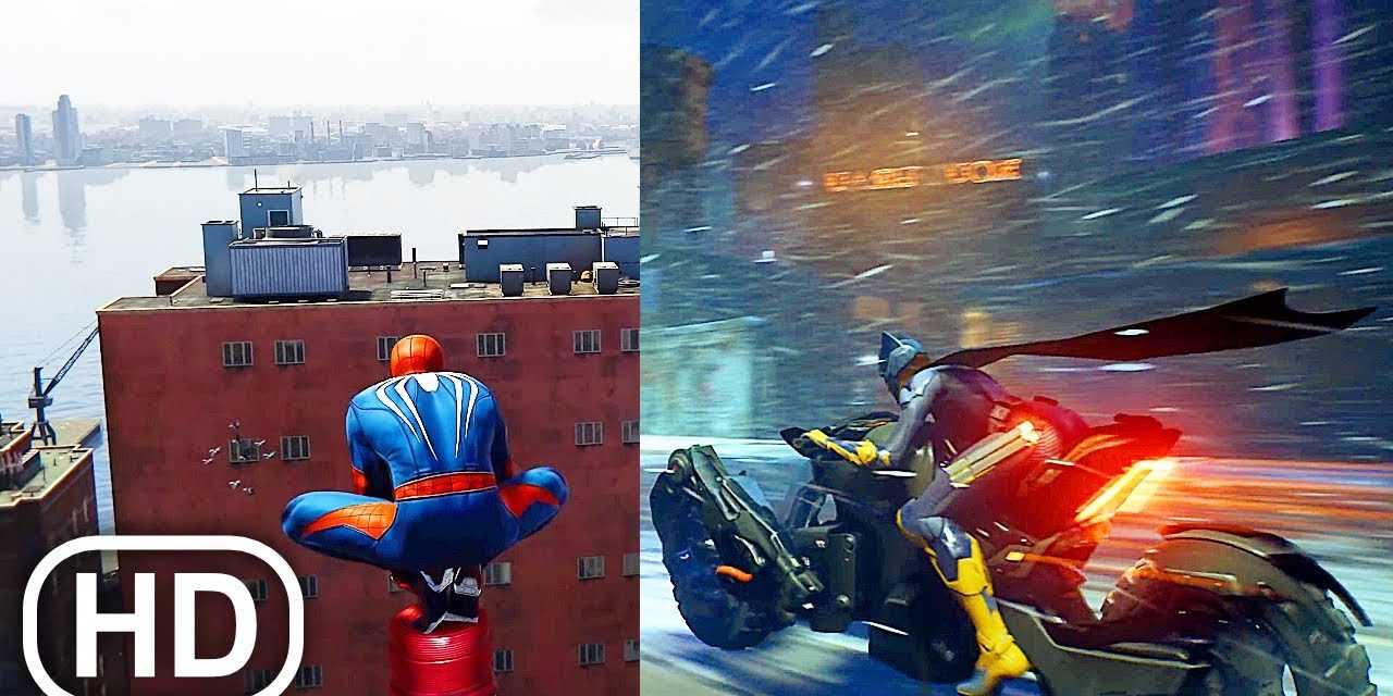 PS5 Gameplay Comparison – Spider-Man Vs Batman Gotham Knights 4K ULTRA HD