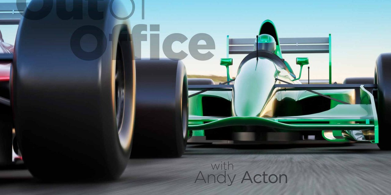 Out of office – Andy Acton talks travel, cooking and Formula 1