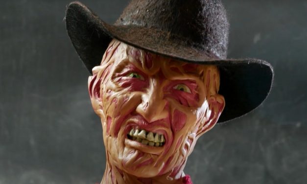 Artist Builds Freddy Krueger With Crayons & Then Melts His Face Off