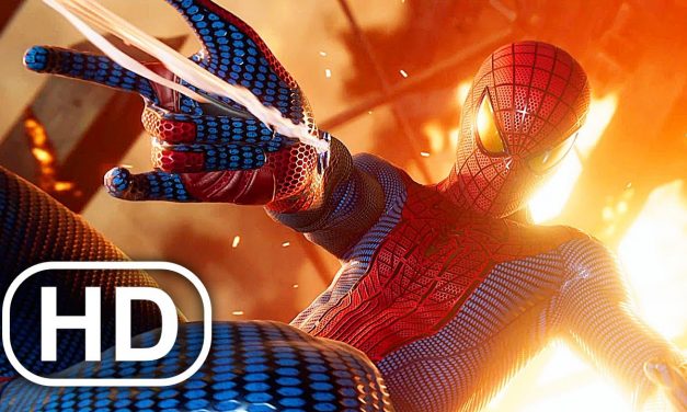 The Amazing Spider-Man Saves Aunt May In Burning House Scene 4K ULTRA HD – Spider-Man Remastered PS5