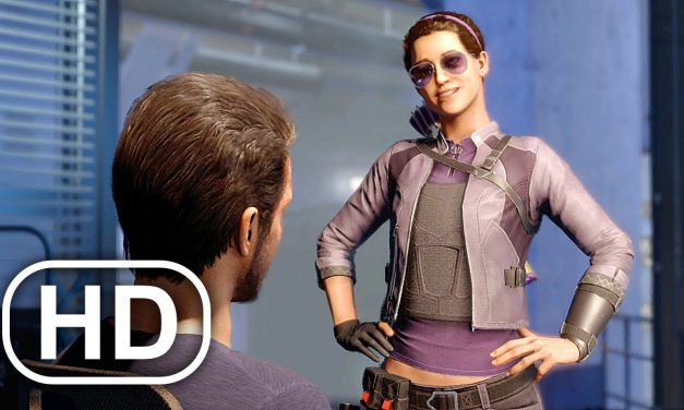 Marvel’s Avengers Kate Bishop Meets Iron Man Scene 4K ULTRA HD