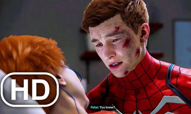 Aunt May Asks Spider-Man To Remove His Mask Before She Dies Scene 4K ULTRA HD Spider-Man Remastered