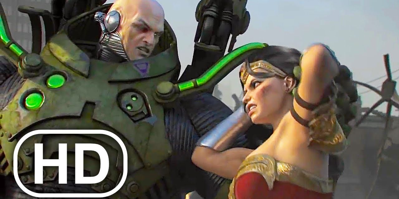 JUSTICE LEAGUE Lex Luthor Kills Wonder Woman Fight Scene Cinematic 4K ULTRA HD – DC Universe Online