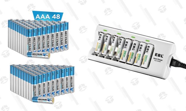 Stock up on Rechargeable Batteries or 48-Packs of AAA and AA Batteries for Less Than $18 With These Coupons