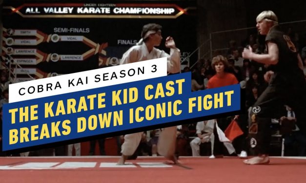 Cobra Kai Cast Breaks Down Iconic Karate Kid Fight