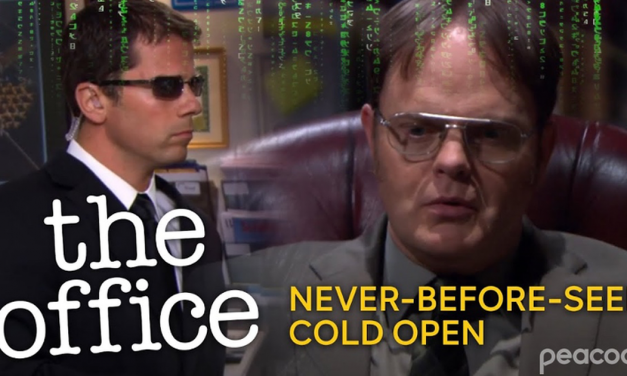 Unseen ‘The Office’ clip shows Dwight enter ‘The Matrix’ in elaborate finale prank