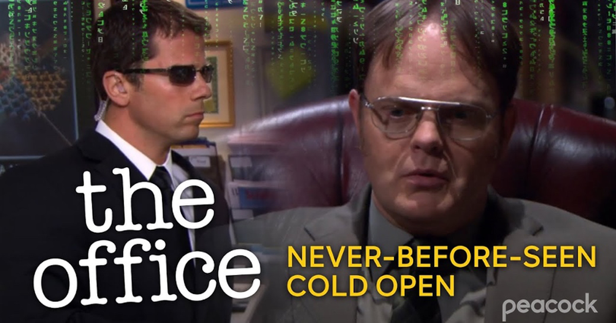 Unseen ‘The Office’ clip shows Dwight enter ‘The Matrix’ in elaborate finale prank