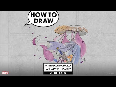 How to Draw Psylocke w/ Peach Momoko! | Marvel Live