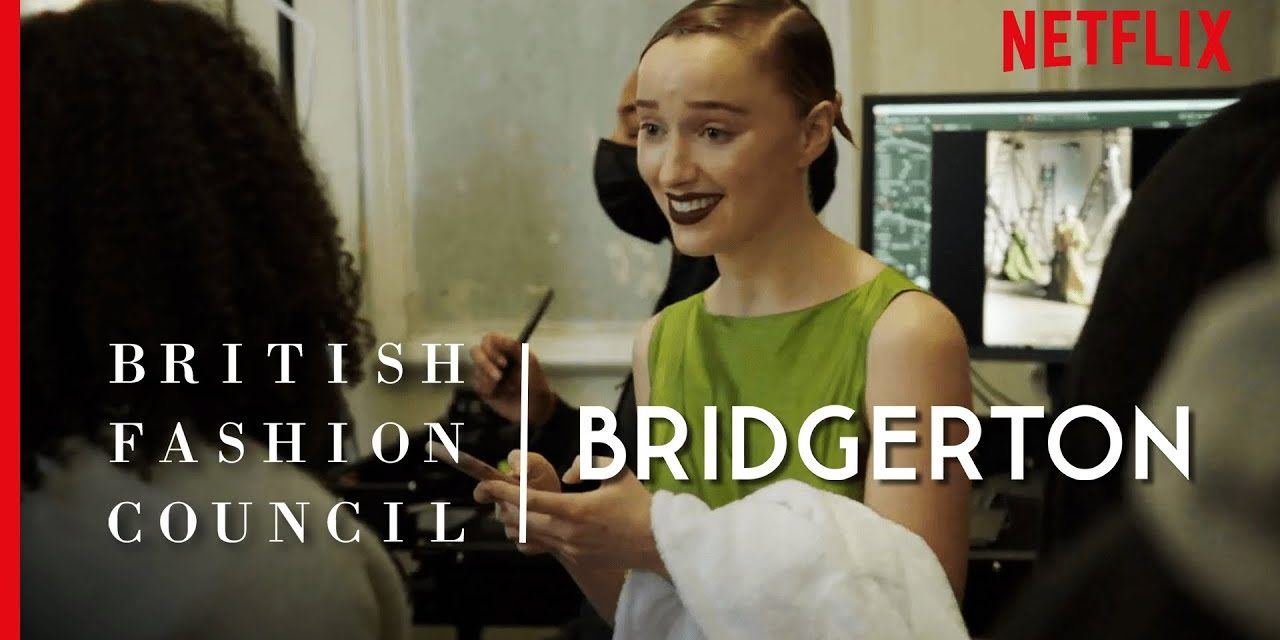 Bridgerton – Behind the Scenes of the British Fashion Council Photo Shoot