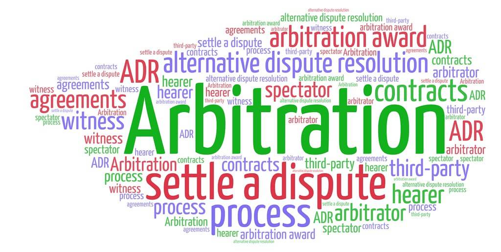 Nature of the disputes that can be solved through arbitration