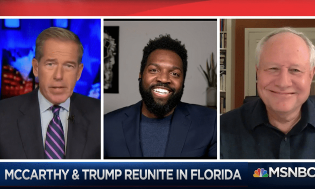 Brian Williams brings the funny with spot-on mockery of McCarthy and Trump reunion