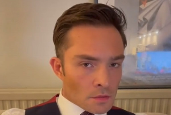 Ed Westwick Joins TikTok, Brings Back Chuck Bass in His First Video