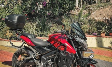 Bajaj Pulsar NS200 Neatly Modified for Long-Distance Touring