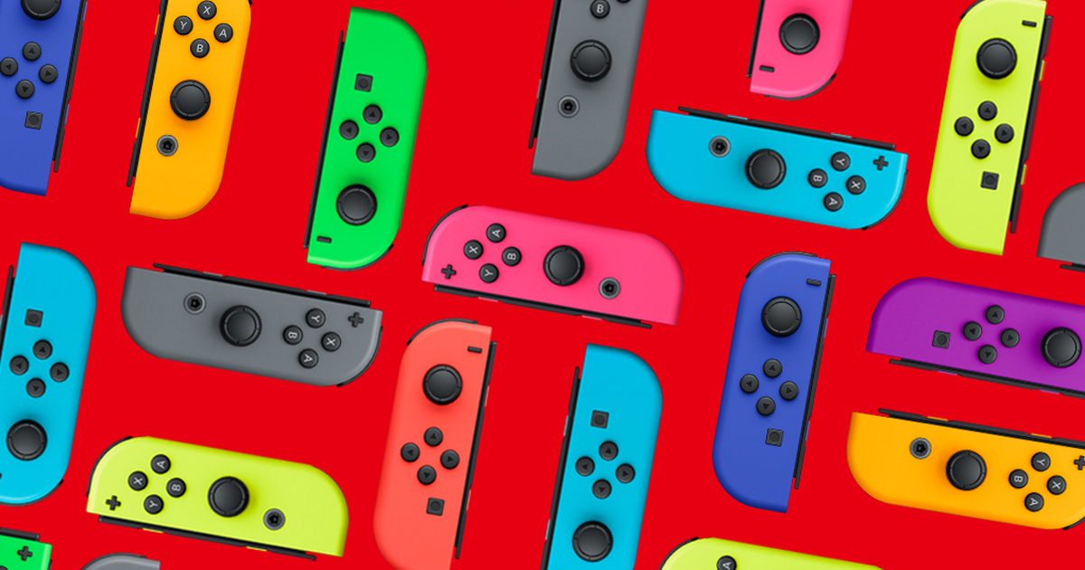 These bright Nintendo Switch controllers are back in stock and on sale