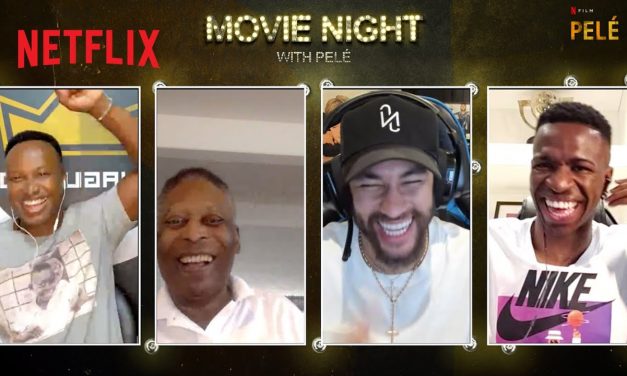 Pelé hangs out with Neymar, Thiaguinho and Vinicius Jr! | Movie Night | Netflix