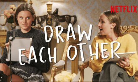 Emma Corrin and Erin Doherty Draw Each Other In 4 Minutes | The Crown