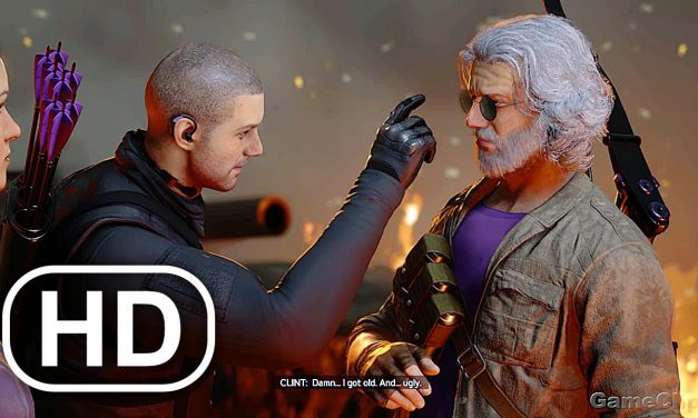 Hawkeye Meets Old Man Hawkeye From Future Scene 4K ULTRA HD – Marvel’s Avengers Hawkeye DLC