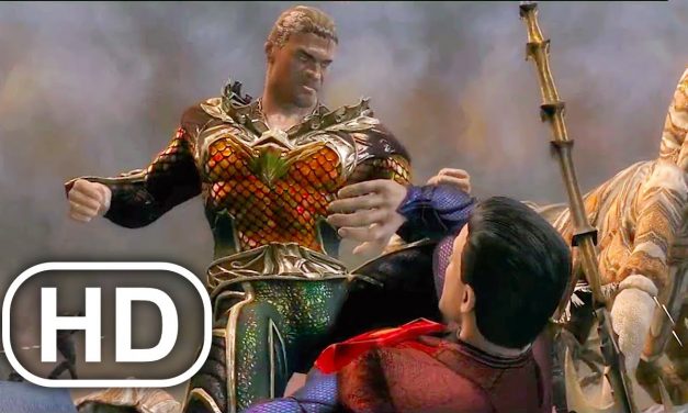 JUSTICE LEAGUE Superman Army Vs Army Of Aquaman Fight Scene 4K ULTRA HD – Injustice Cinematic