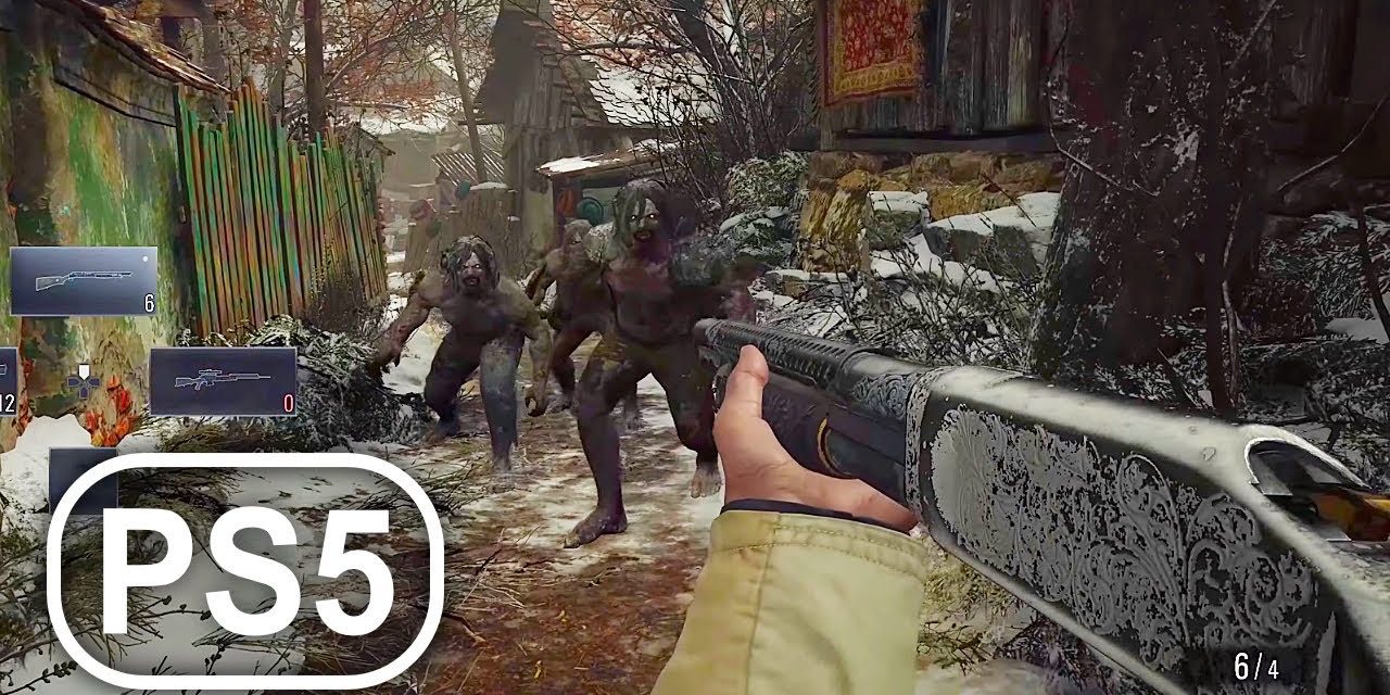 RESIDENT EVIL 8 PS5 Gameplay Demo 4K ULTRA HD Werewolves Zombies