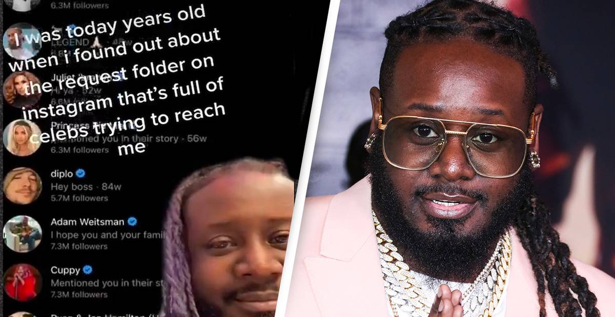 T-Pain’s Accidentally Been Ignoring A Load Of Celebs Who Slid Into His DMs