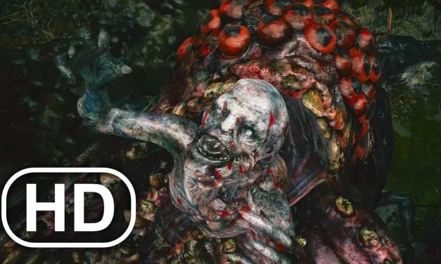 RESIDENT EVIL 8 VILLAGE Giant Fish Monster Boss Fight 4K ULTRA HD