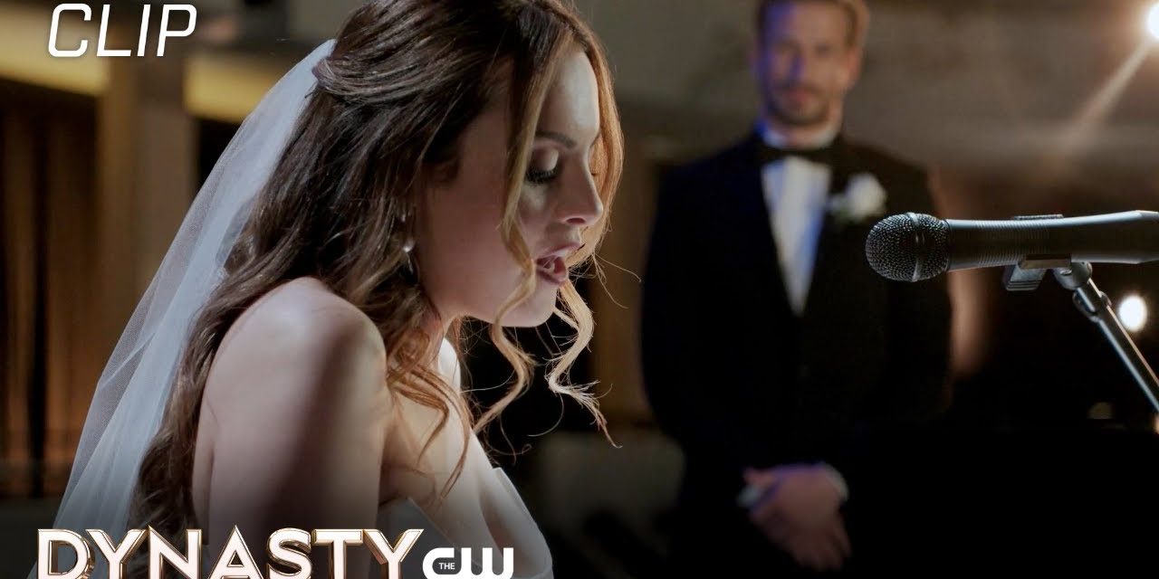 Dynasty | Season 4 Episode 2 | Fallon Sings At Wedding Scene | The CW