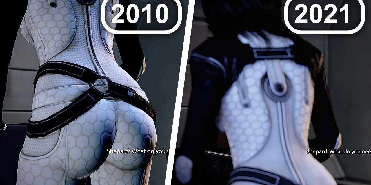 Miranda Butt Comparison Scene – Mass Effect Legendary Edition (2021) Vs Mass Effect 2 (2010)