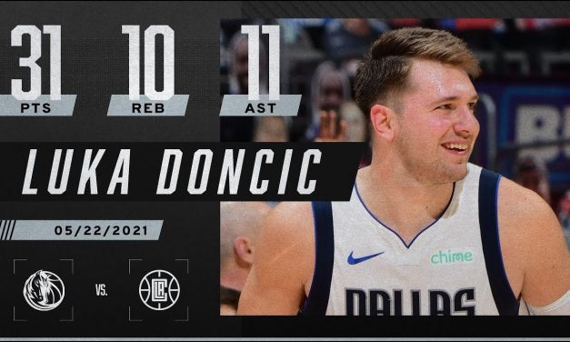 Luka Doncic drops a TRIPLE-DOUBLE on the Clippers in Game 1 ‼️