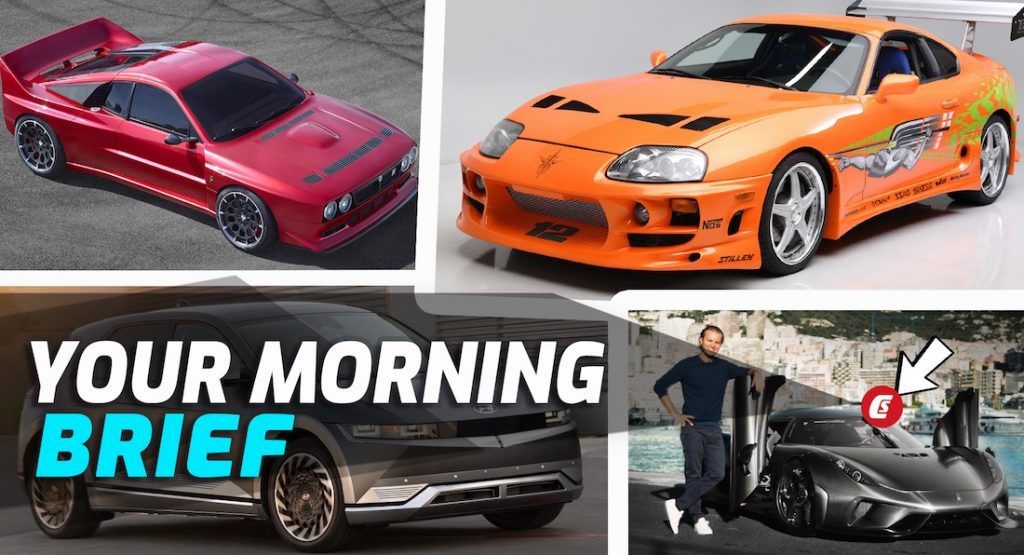 2022 Genesis GV70, Fast & The Furious Supra For Sale, Hyundai Ioniq Family, Koenigsegg Regera, Dodge Muscle Going Electric: Your Morning Brief