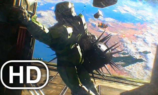 Master Chief Floating In Space Alone Scene 4K ULTRA HD – Halo Cinematic