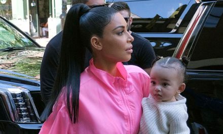 Saint West, 5, Pushes Sister Chicago, 3, Down Giant Water Slide As Kim Kardashian Giggles — Watch