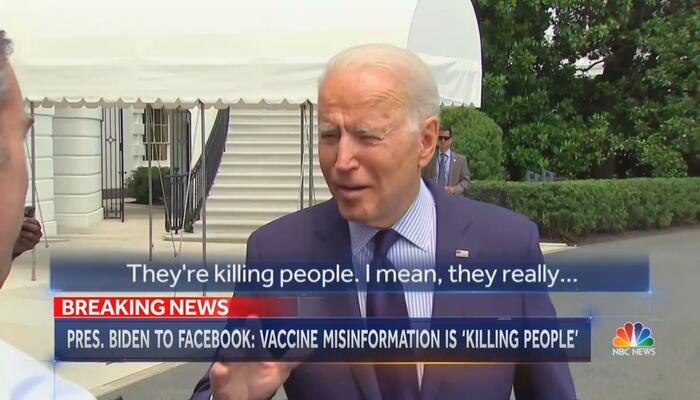 Networks Promote Biden Claiming Facebook Is ‘Killing People’ with COVID Misinformation