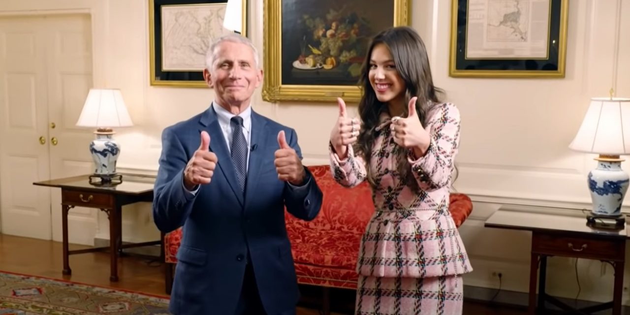 Watch Olivia Rodrigo and Dr Anthony Fauci read fan tweets to promote COVID vaccinations