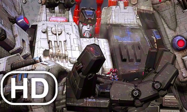 Transformers Metroplex Sacrifices Himself To Save Optimus Prime Scene 4K ULTRA HD