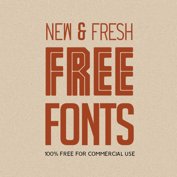 20 New Free Fonts
