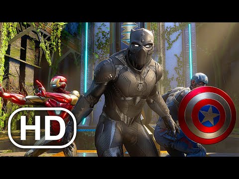 Marvel’s Avengers Black Panther Wakanda Forever Scene 4K ULTRA HD