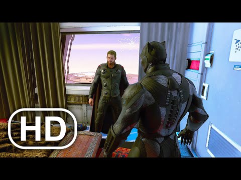 Black Panther Reaction To Other Avengers Room Scene 4K ULTRA HD – Marvel’s Avengers