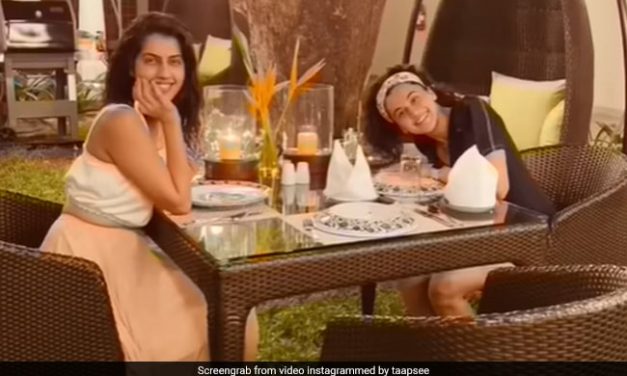 A Glimpse Of Taapsee Pannu’s “Barbecue Night” With Sister Shagun In Goa – NDTV Movies