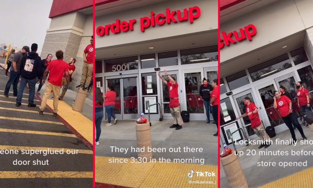 Target workers locked out of store after someone allegedly ‘superglued’ store doors shut, viral TikTok shows