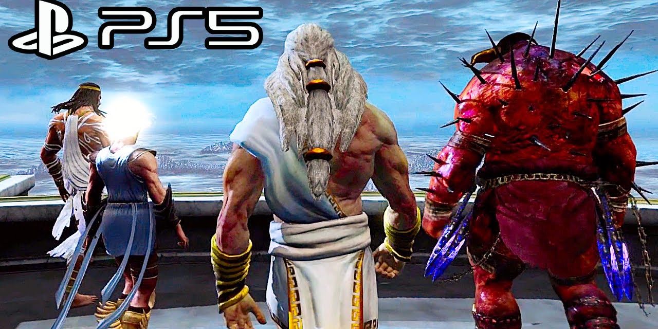 GOD OF WAR PS5 Gods Vs Titans Opening Fight Scene 4K ULTRA HD