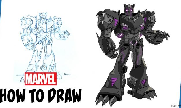Marvel’s Avengers: Mech Strike | How to Draw Black Panther