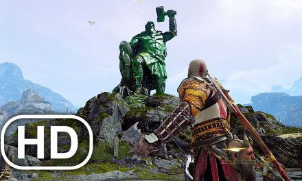 Kratos Destroys Thor Legacy Scene 4K ULTRA HD – GOD OF WAR PS5