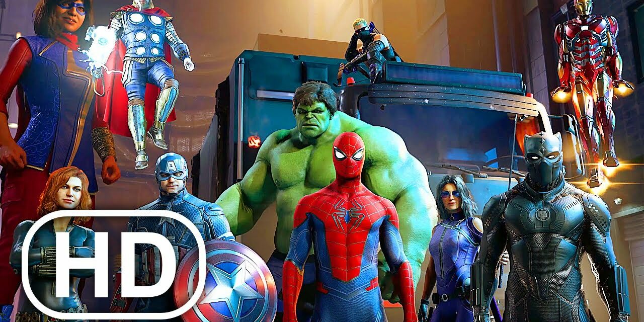 Spider-Man Meets The Avengers For First Time Scene 4K ULTRA HD – Marvel Cinematic