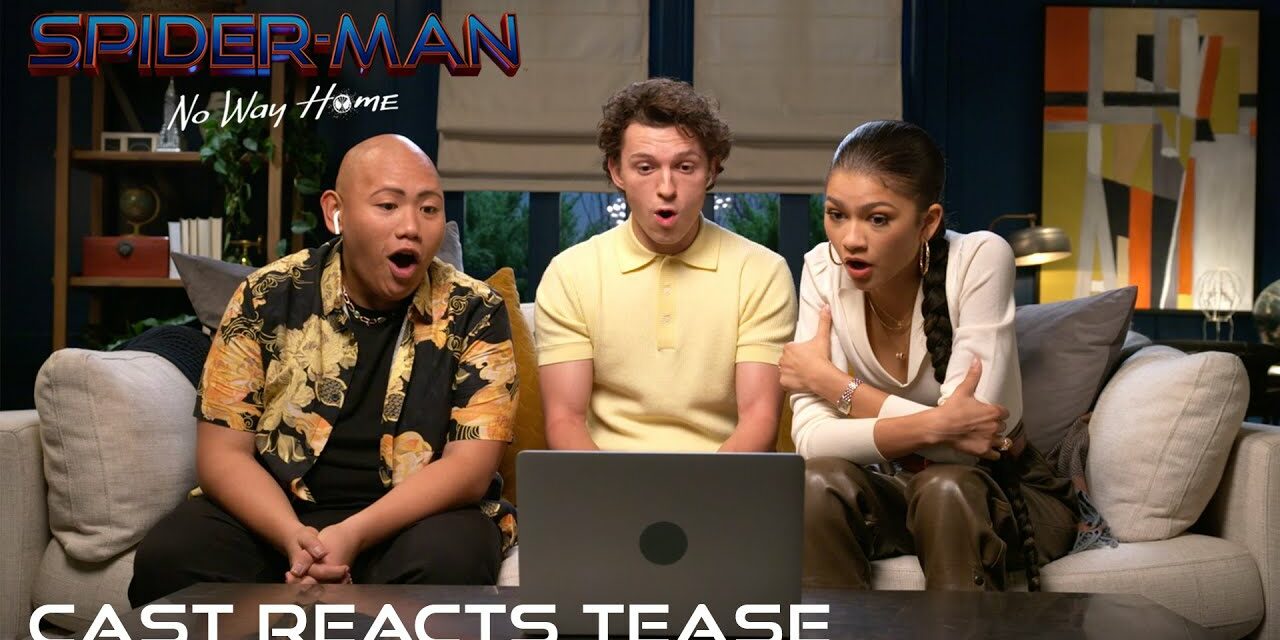 SPIDER-MAN: NO WAY HOME – Cast Reacts Tease | #shorts
