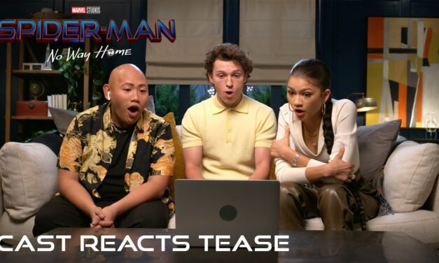 SPIDER-MAN: NO WAY HOME – Cast Reacts Tease | #shorts