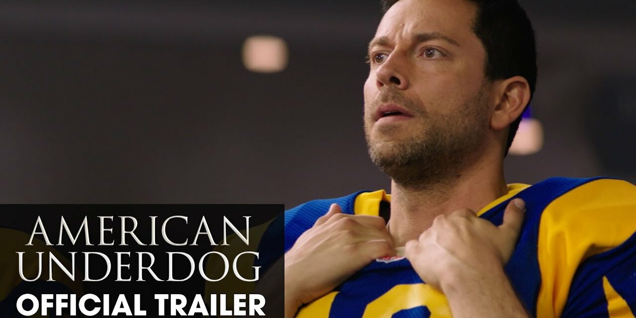 American Underdog (2021 Movie) Official Trailer – Zachary Levi, Anna Paquin, and Dennis Quaid