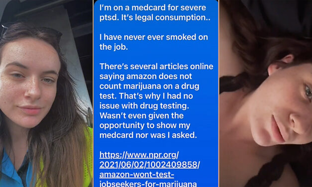 ‘For my Christmas, I can’t make rent’: TikToker says Amazon fired her by text for testing positive for marijuana